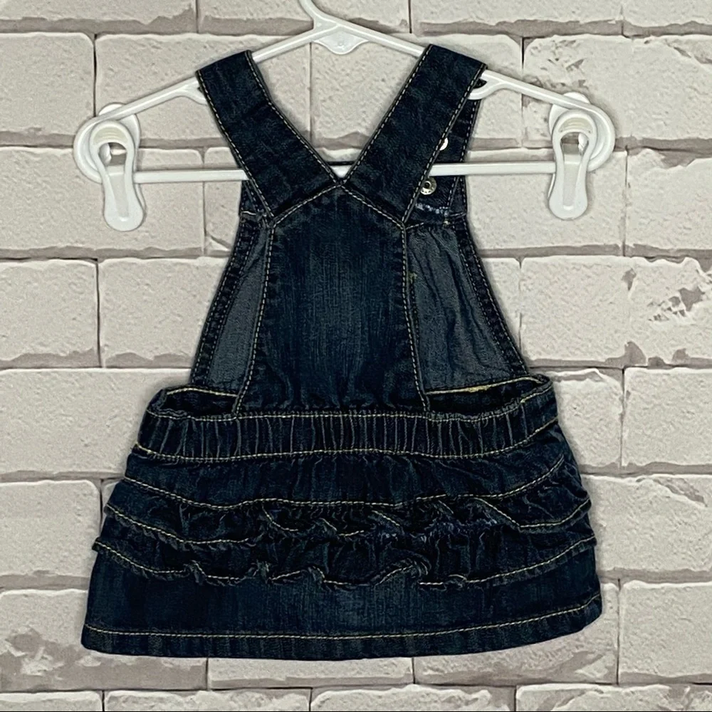 Old Navy Baby Girl Ruffle Bottom Overall Skirt